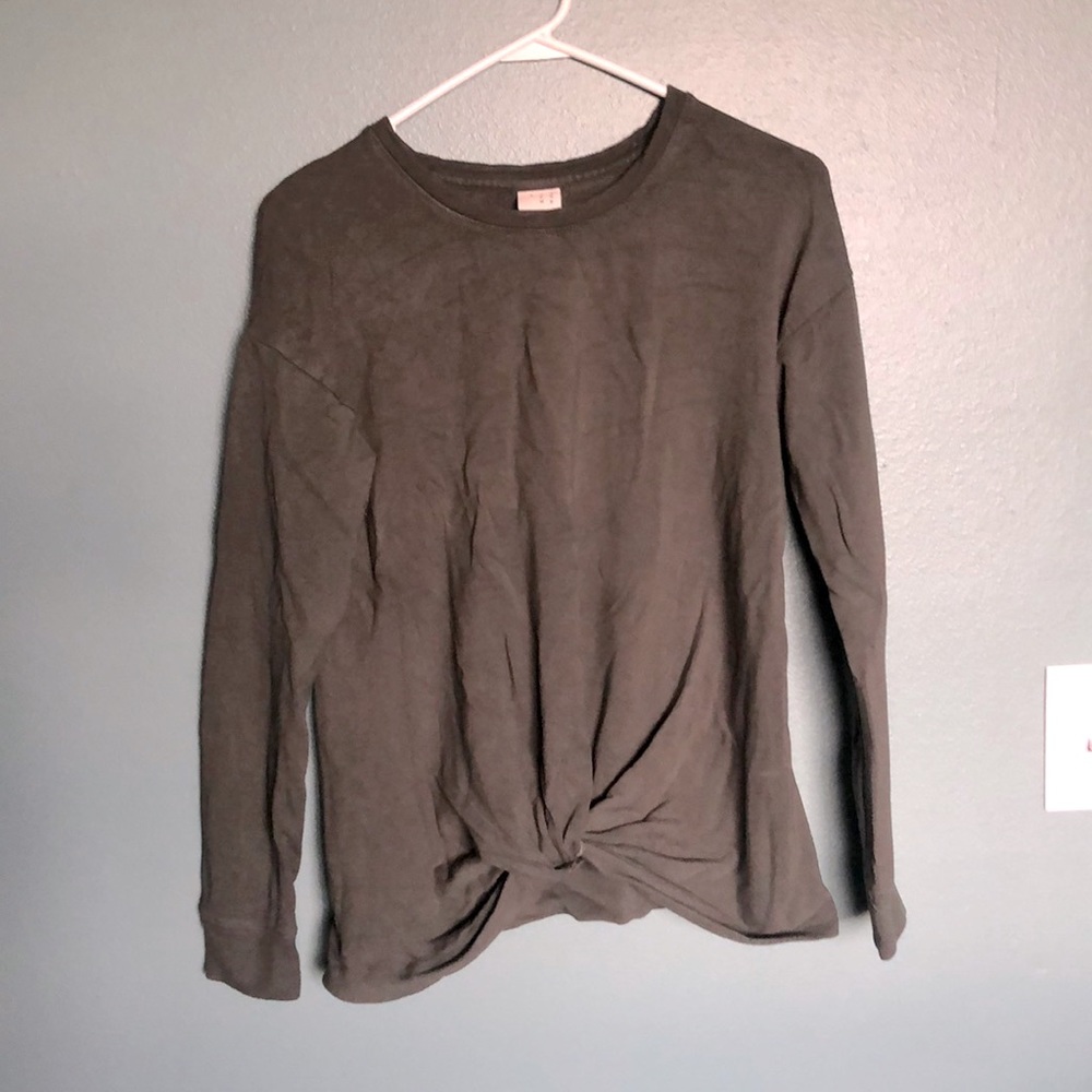 A New Day crew neck sweatshirt with tie detail
